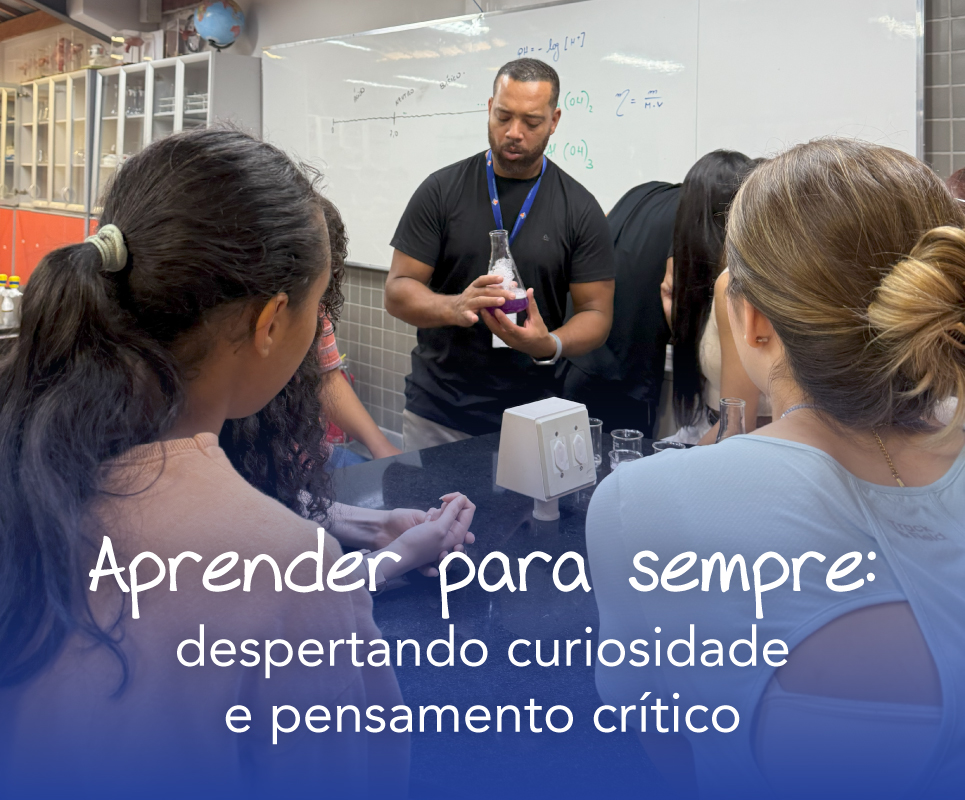No CAL, curiosidade e pensamento crítico inspiram alunos e ex-alunos a serem aprendizes para a vida, moldando seu crescimento e futuro.